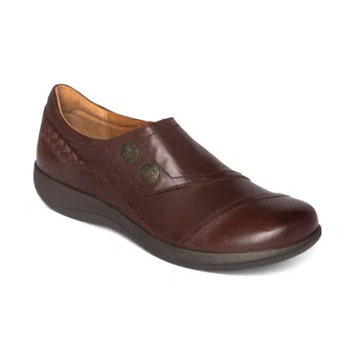 Aetrex Women's Karina Monk Strap In Brown