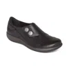 Aetrex Women Karina Monk Strap Shoes In Black In Black