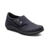 Aetrex Women Karina Monk Strap Shoes In Navy In Blue