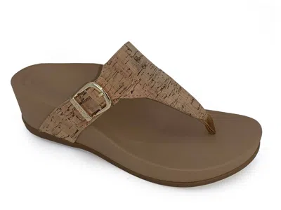 Aetrex Women's Kate Sandals In Cork In Multi