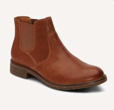 Aetrex Women's Kaylee Chelsea Boot In Cognac In Brown