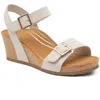 Aetrex Lexa Wedge Sandal In Multi