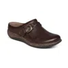 Aetrex Women's Libby Comfort Clog In Brown