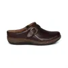 Aetrex Libby Comfort Womens Clogs - Medium Width In Brown In Brown