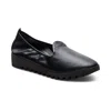 Aetrex Women's Liz Arch Support Slip-on Loafer In Black Top In Multi