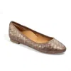 Aetrex Women's Lyla Flats In Bronze In Gold