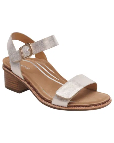 Aetrex Women's Mae Heels In Champagne In White