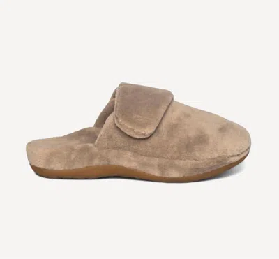 Aetrex Women's Mandy Slippers In Coffee In Multi
