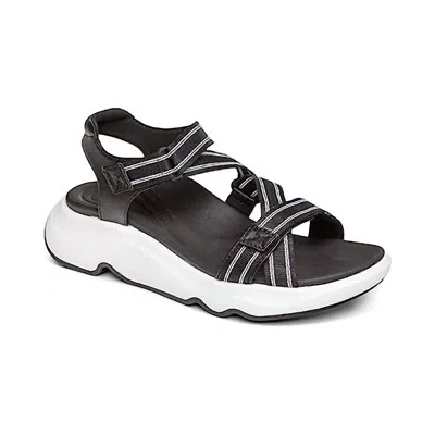 Aetrex Women's Marz Sandal In Black