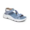 Aetrex Women's Marz Sandal In Storm Blue In Blue