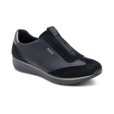 Aetrex Women's Meghan Casual Shoes In Black In Multi