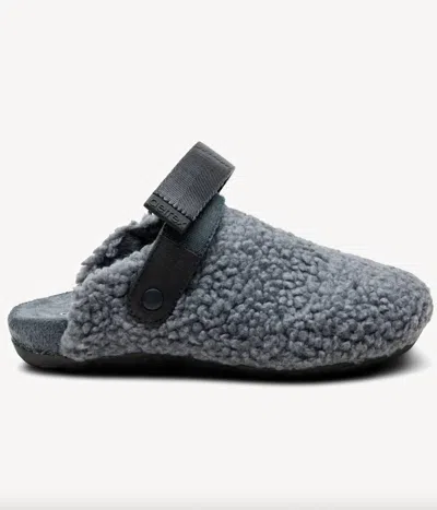 Aetrex Women's Millie Arch Support Slipper In Charcoal In Pink