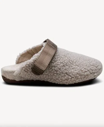 Aetrex Women's Millie Arch Support Slipper In Oatmeal In Gray