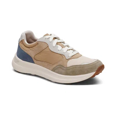 AETREX WOMEN'S MOLLY LACE UP SNEAKER IN TAN