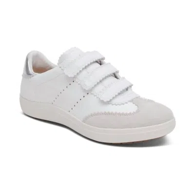 Aetrex Women's Morgan Arch Support Sneaker In White