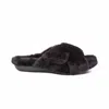 Aetrex Women's Penelope Strap Slipper In Black In Black