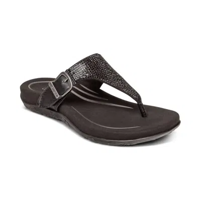 Aetrex Women's Rae Sandal In Black