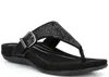 Aetrex Women's Rae Sparkle Thong Sandal In Black In Black
