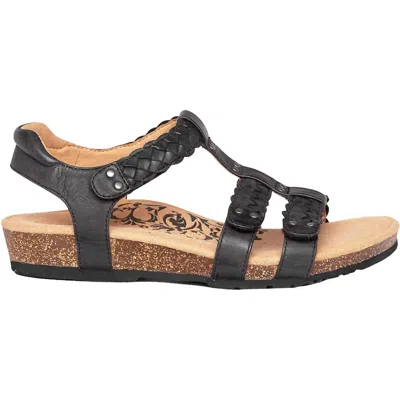 Aetrex Women's Reese Sandals In Black