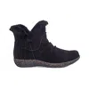 Aetrex Women's Remi Cozy Ankle Boot In Black In Black