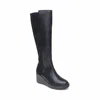 Aetrex Women's Rose Wedge Boot In Black