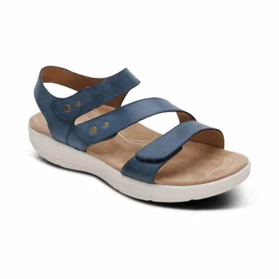 Aetrex Women's Savannah Sandal In Blue Haze
