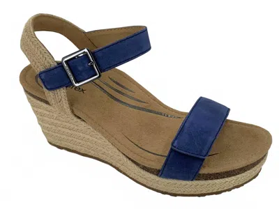 Aetrex Women's Sydney Sandal In Blue