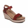 Aetrex Women's Sydney Sandal In Red
