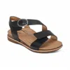Aetrex Women Tamara Sandal In Black In Black