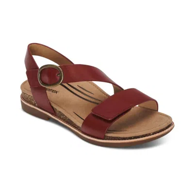 Aetrex Women's Tamara Sandal In Red