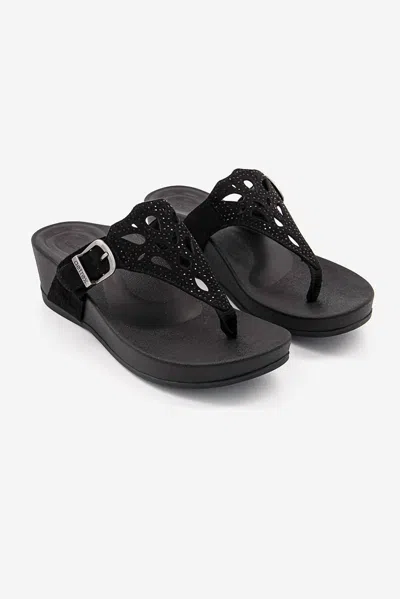 Aetrex Women's Tasha Sandals In Black