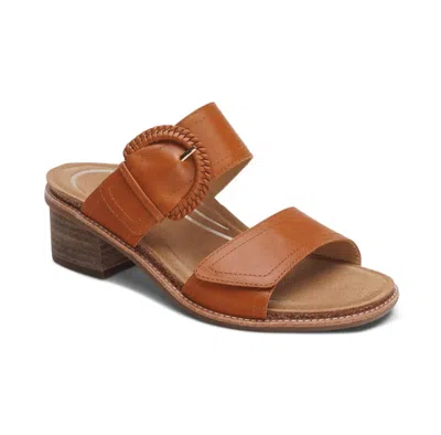 Aetrex Women's Tatiana Sandal In Cognac In Brown
