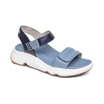 Aetrex Women's Whit Strappy Sport Sandal In Blue