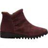 Aetrex Women's Zoey Boot In Burgundy In Burgundy