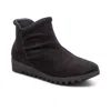 Aetrex Women's Zoey Slip On Boot In Black In Black