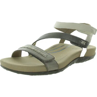 Aetrex Womens Strappy Manmade Ankle Strap In Multi