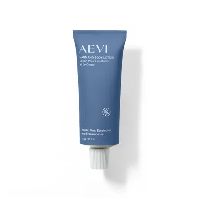 Aevi Wellness Blue / White Hydrating Hand & Body Lotion, Travel Size In Blue/white