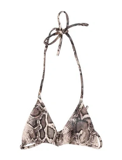 Pre-owned Aexae Animal Print Top In Multi