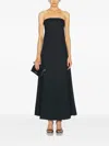 Aexae Bandeau Column Day Dress In Black