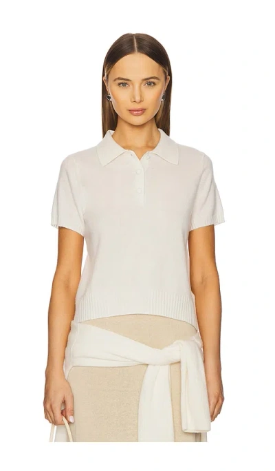 Aexae Poloshirt In Cream