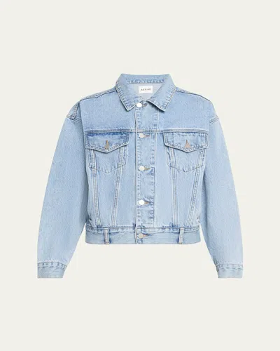 Aexae Classic Denim Jacket In Blue Denim