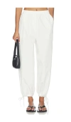 Aexae Cotton Drape Balloon Pant In White