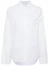 Aexae Sh Cotton Wide Sleeve Shirt In White