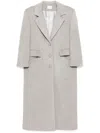 Aexae Flap Pockets Coat In Grey