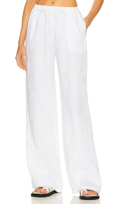 AEXAE LINEN DRAWSTRING TROUSER