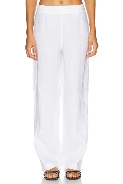 AEXAE LINEN FLAT PANT