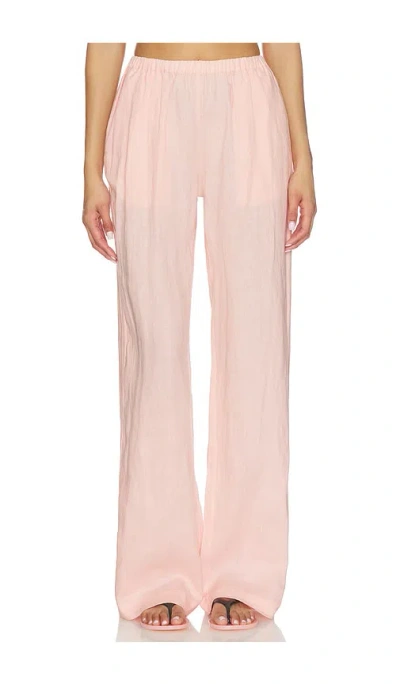 Aexae Linen Low Waist Day Pant Â€“ Æÿ”ç²‰è‰². Å°ºç � S (also Â€“ L, M, Xs). In Pink
