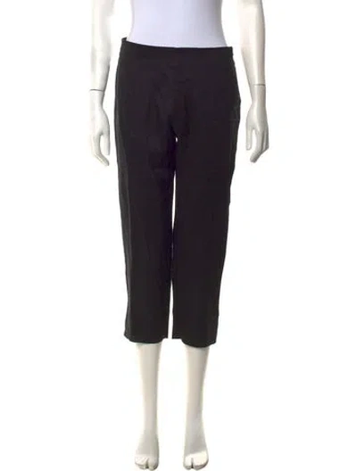 Pre-owned Aexae Linen Straight Leg Pants W/ Tags In Black