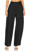 Aexae Linen Trousers In Black