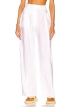 Aexae Linen Trousers In White